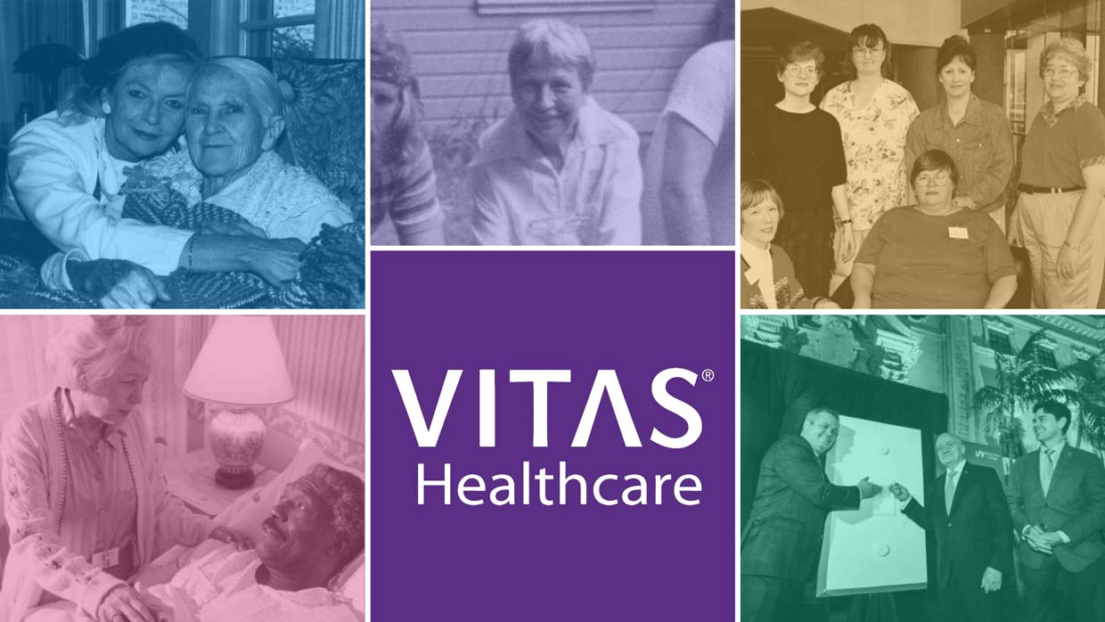 Images from the decades of VITAS' history