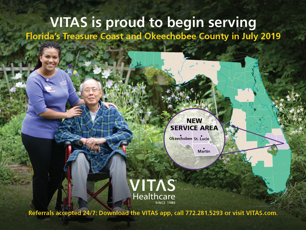 New VITAS service area in Treasure Coast and Okeechobee County