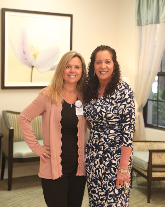 Jamie Weis-Jones and Michele Sanguinetti at the open house