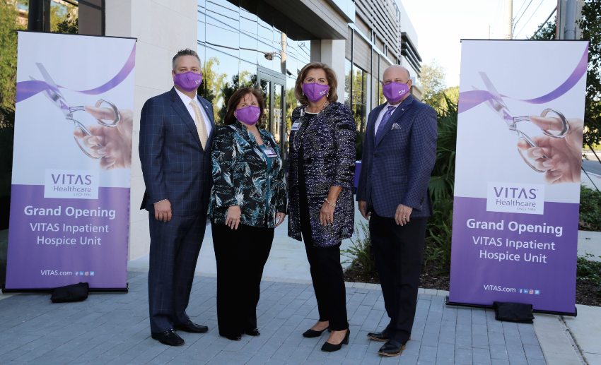 VITAS leaders outside the IPU for the grand opening