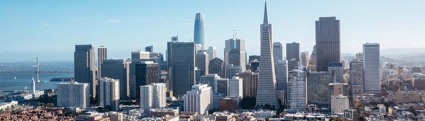 A skyline of San Francisco