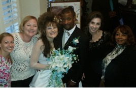Alex B. and her high school sweetheart Richard W. 