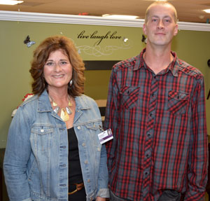 Debbie Stockton with Terry Warren