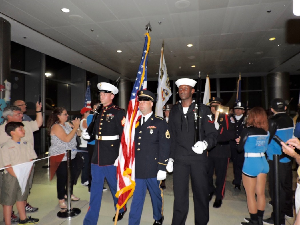 Military Officials at Miami International Airport