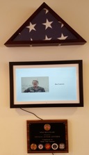 Picture of one Veteran's Wall of Honor