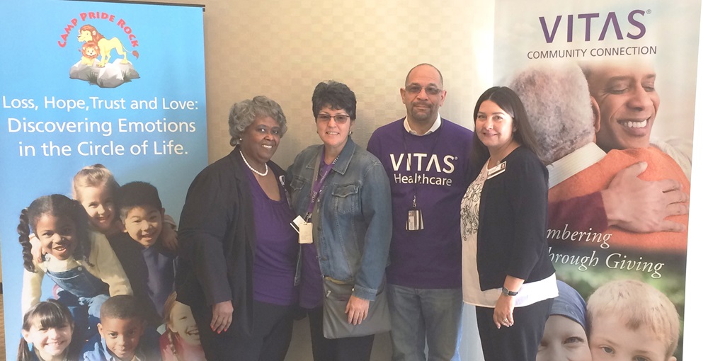VITAS employees at VITAS' Camp Rock Pride