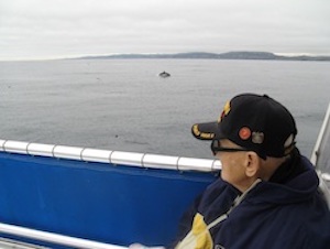 WWII Vet Vincent Whale Watching