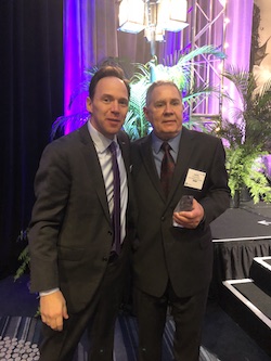Larry Rybak with NHPCO CEO Edo Banach