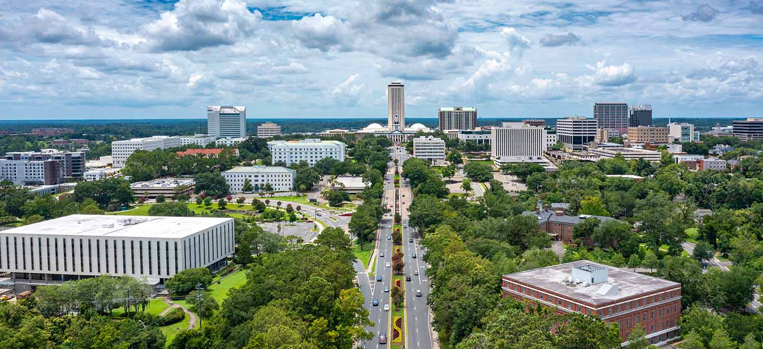 Cảnh xem từ trên không tại Tallahassee