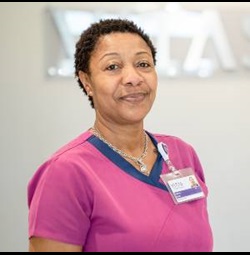 A VITAS hospice nurse