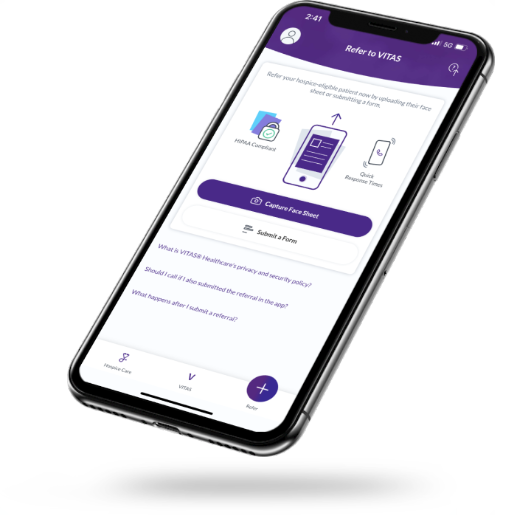 VITAS App Landing VITAS Healthcare