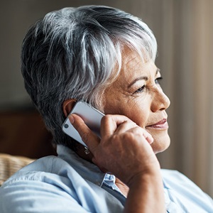 Mujer al teléfono